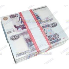 Деньги банка приколов 500 р. (10 пачек)