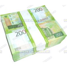 Деньги банка приколов 200 р. (10 пачек)