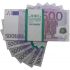 Деньги банка приколов 500 евро. (500 пачек)