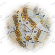 Деньги банка приколов 200 евро. (100 пачек)