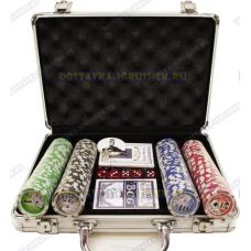 Покерный набор 'Чемодан' 200 фишек.